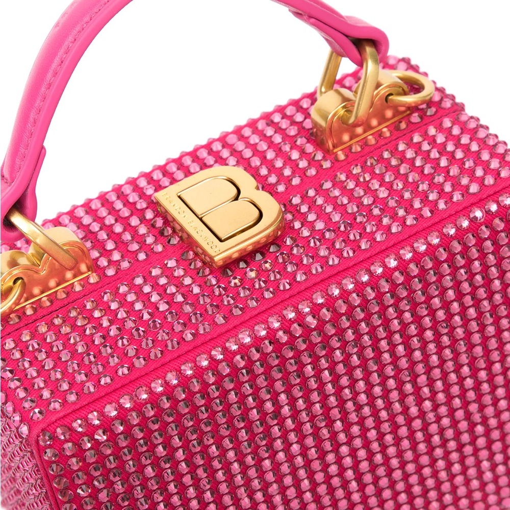 Brandon Blackwood Crystal Mini Kendrick Trunk- Rose - Picture 3 of 6